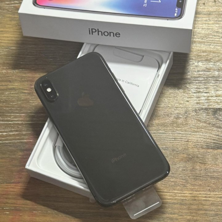 iPhone X , 256gb ,Чёрный