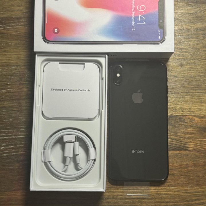 iPhone X , 256gb ,Чёрный