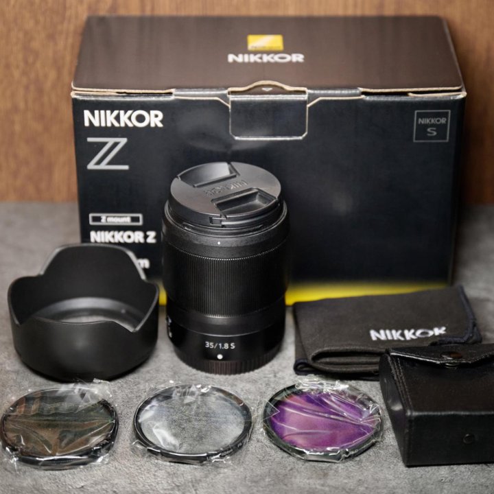 Nikon z 35mm f 1.8 s + фильтры