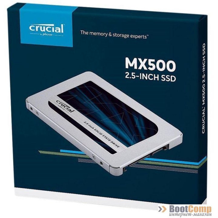 Жесткий диск SSD 500Gb Crucial MX500 CT500MX500SSD1