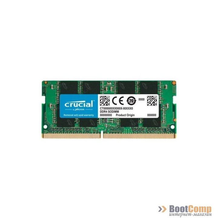 Оперативная память DDR4 SODIMM 16Gb 3200MHz Crucial CT16G4SFRA32A