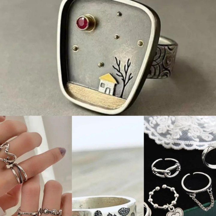 Кольца оригинальные