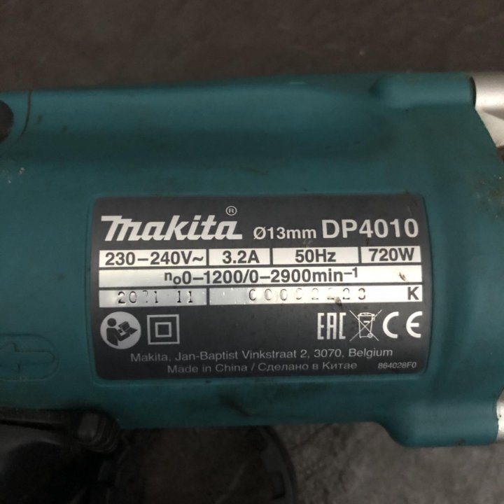 Дрель Makita DP 4010, безударная