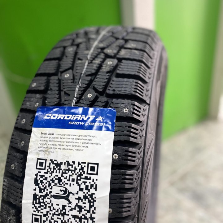 R16 215/60 Cordiant Snow Cross 95T шип 