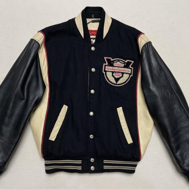 Harley Djavidson 50th Anniversary Varsity Jacket