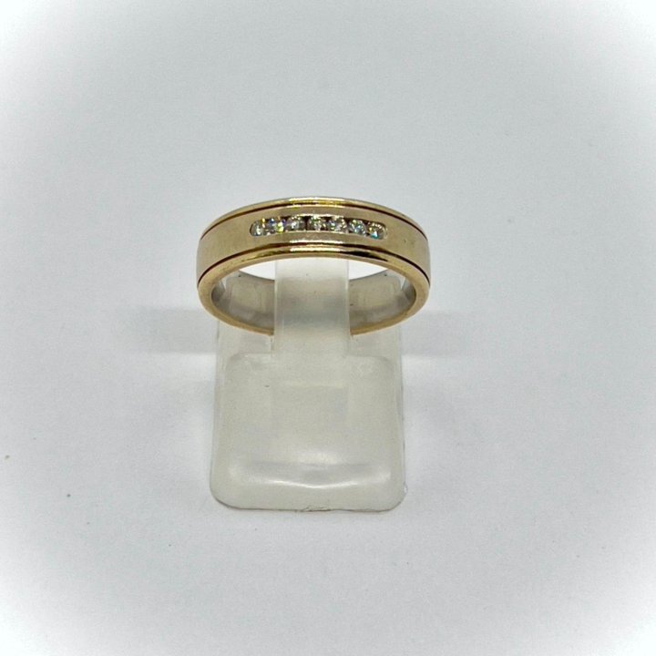  Кольцо золотое