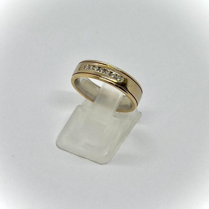  Кольцо золотое