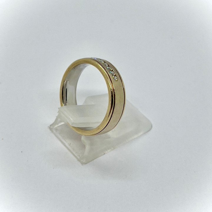  Кольцо золотое