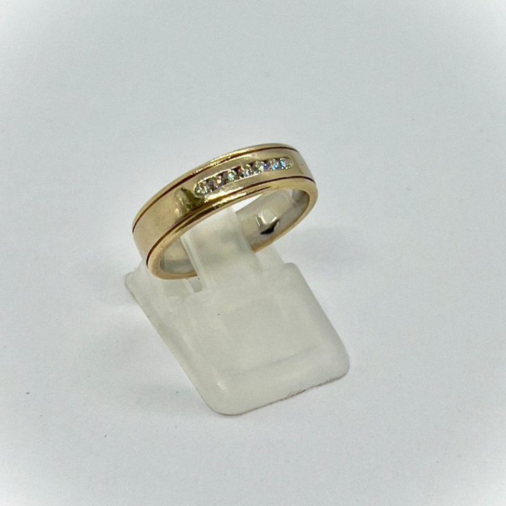  Кольцо золотое