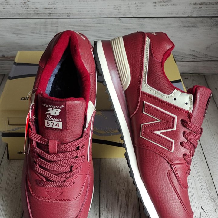 КРОССОВКИ МУЖСКИЕ ЗИМНИЕ НА МЕХУ NEW BALANCE 574