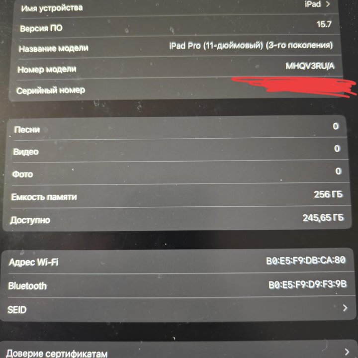 Ipad pro 11 m1 2021 256gb