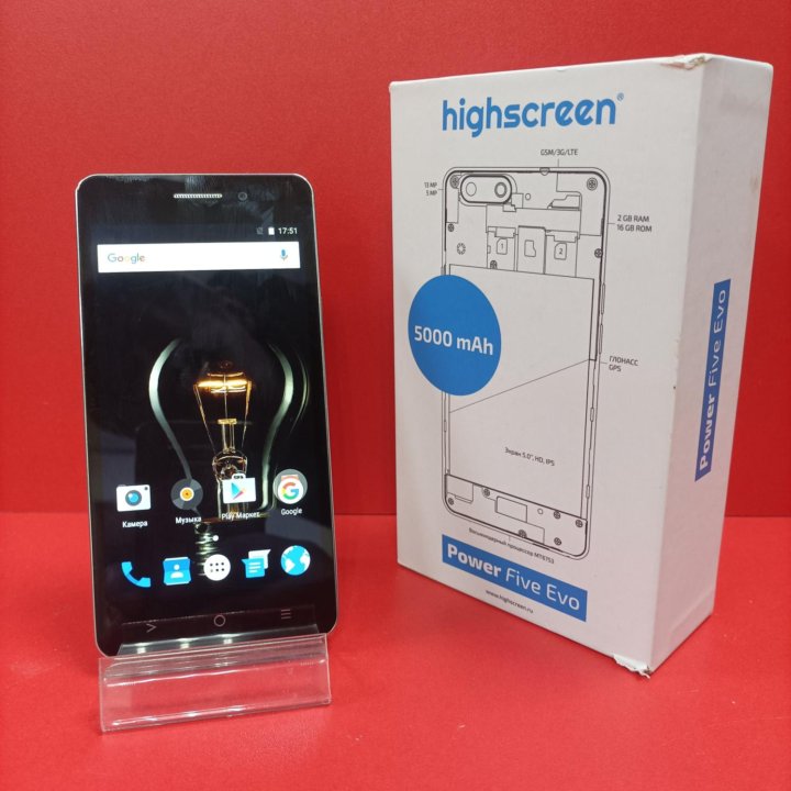 Смартфон Highscreen Power Five Evo