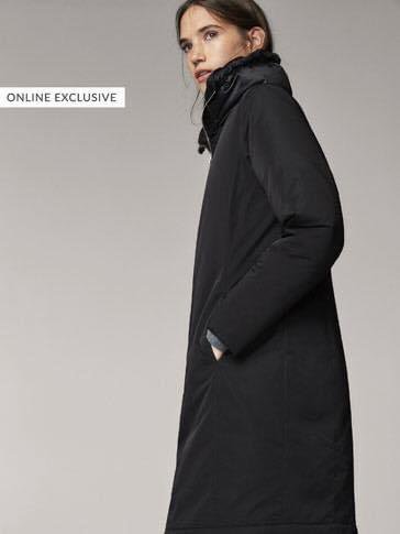 Пуховик женский Massimo Dutti двусторонний