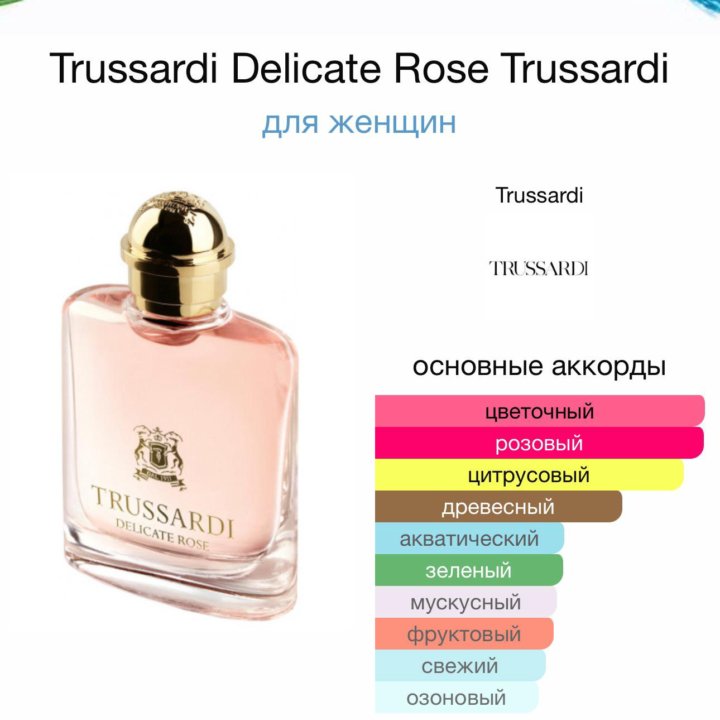 Женские духи Trussardi Delicate Rose 100 мл