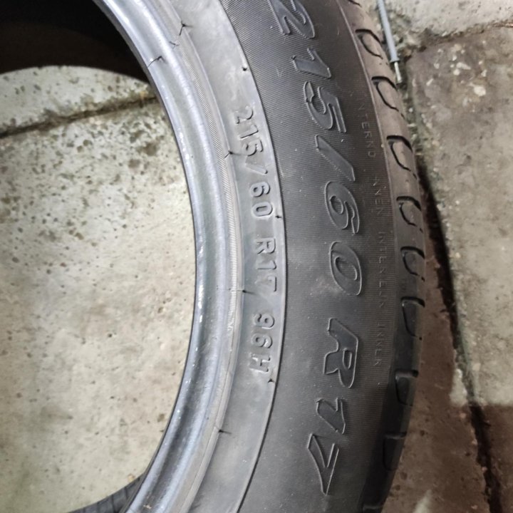 PIRELLI 215/60 R17 лето 1шт.