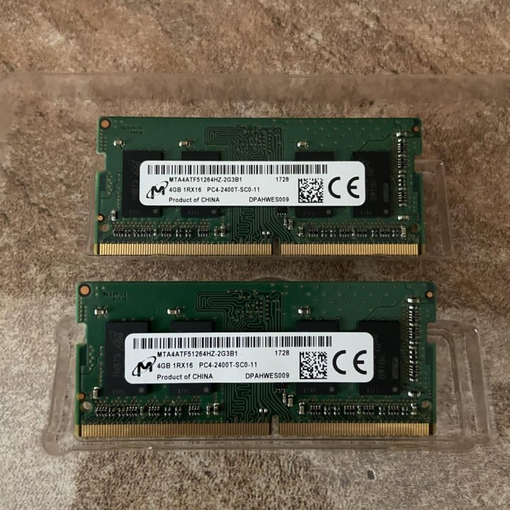 Оперативная память для ноутбука ddr4 4gb x2