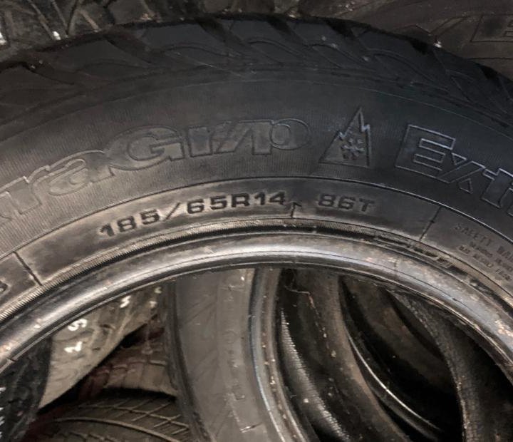 185/65/14 Goodyear UltraGrip Extreme. 2шт