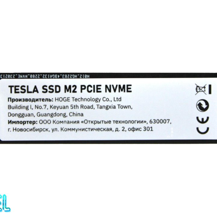 SSD M.2 NVMe 512 GB Tesla (Новый)