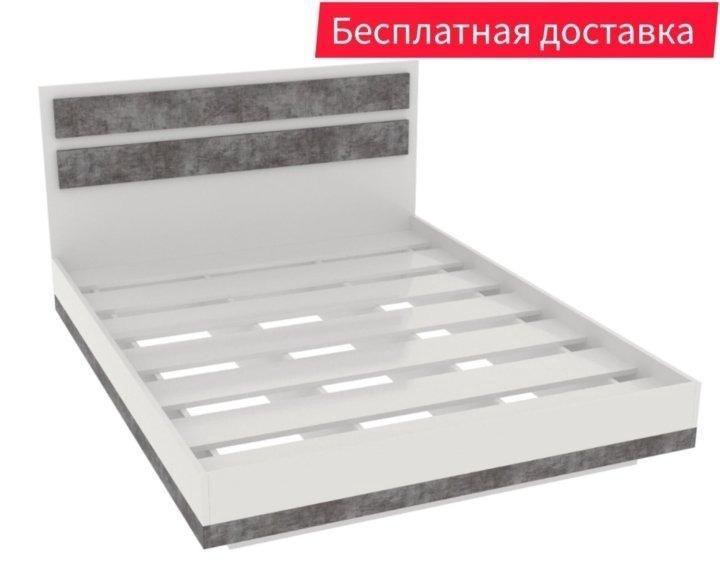 Кровать Лотос парящая 06-KR 140х200 см Белый