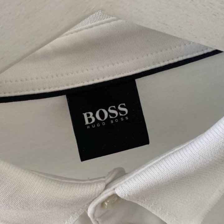 мужское поло с длинными рукавами hugo boss