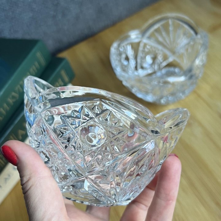 Салатник хрустальный СССР