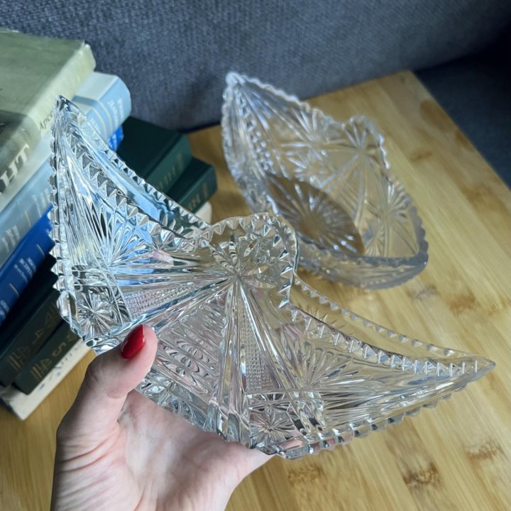 Салатник хрустальный СССР