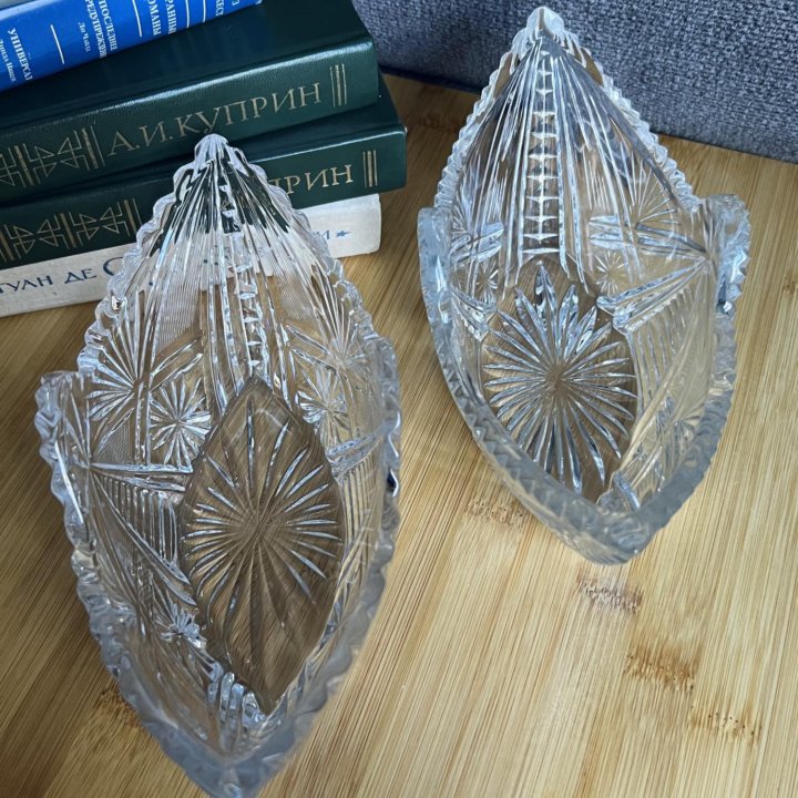 Салатник хрустальный СССР