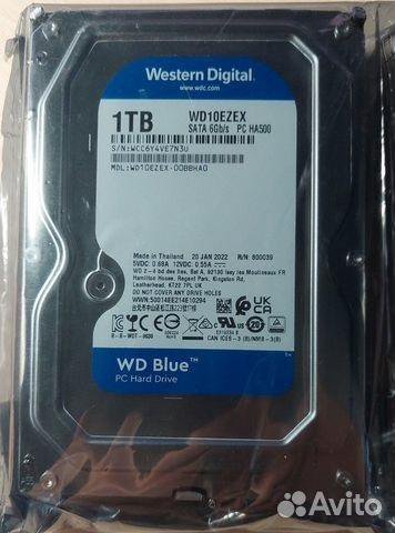 Western digital WD blue 1 тб wd10ezex