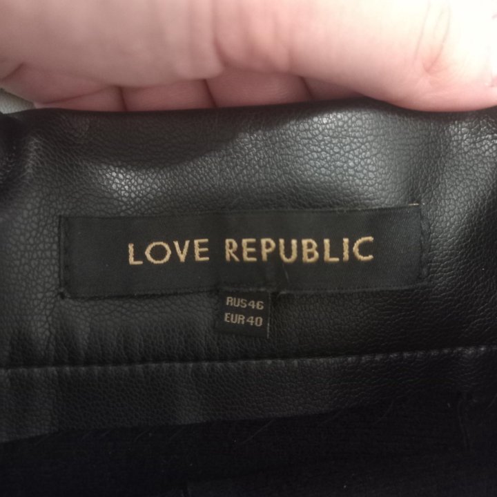 Юбка Love Republic из экокожи