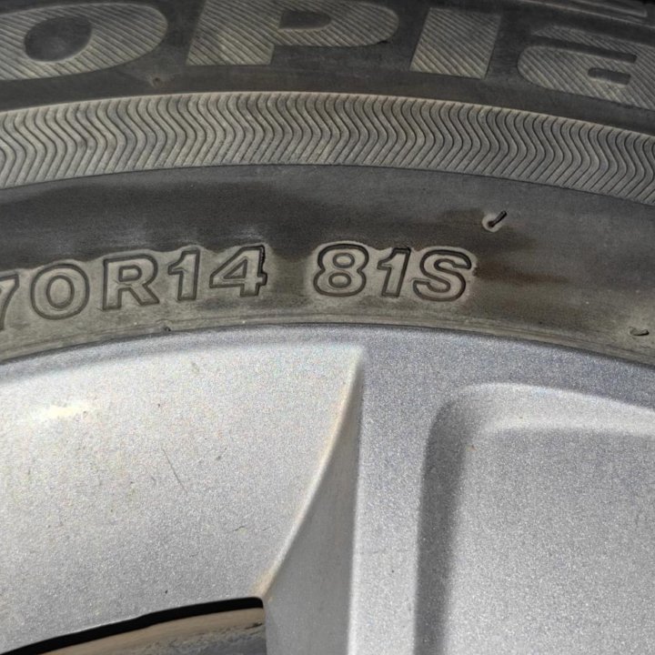 Колеса летние 165/70/14 бу Bridgestone