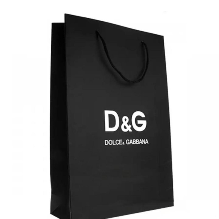 Подарочный брендовый пакет D&G