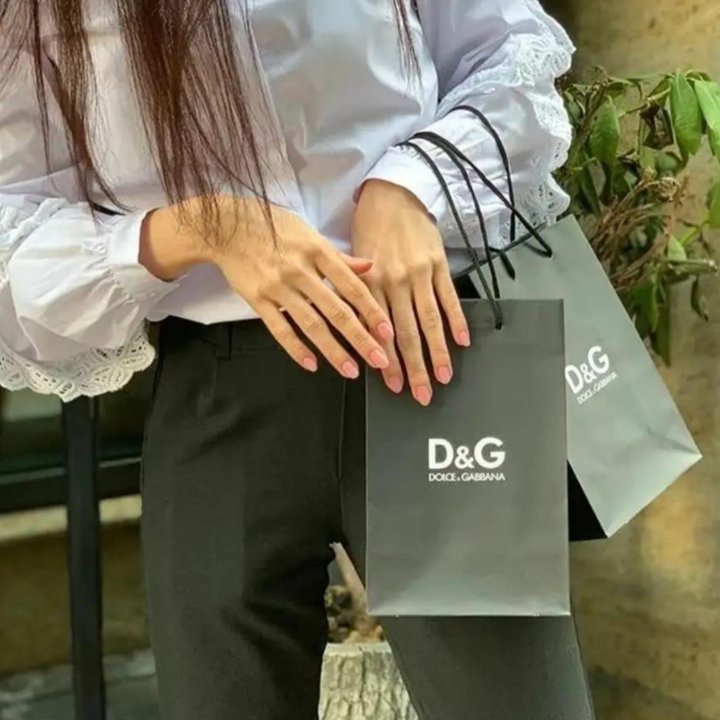 Подарочный брендовый пакет D&G