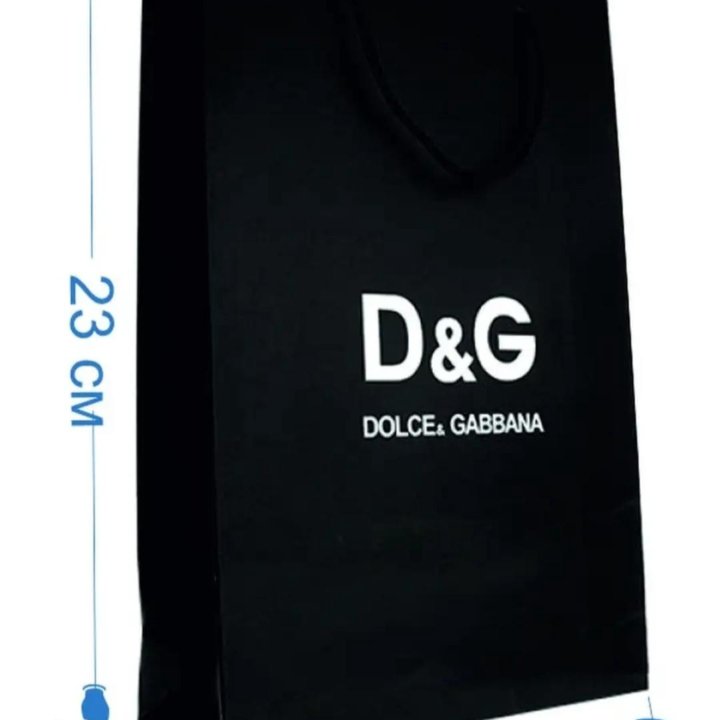 Подарочный брендовый пакет D&G