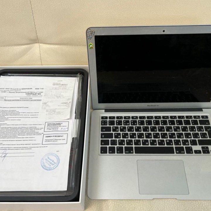 Apple MacBook Air 11 2013 чек коробка core i5