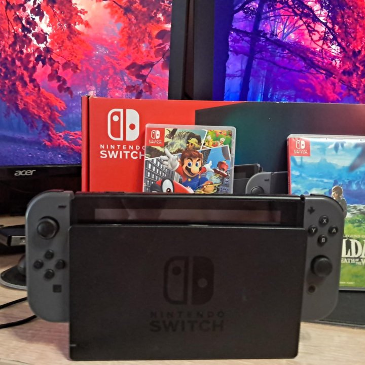 Nintendo Switch .+ 2 игры