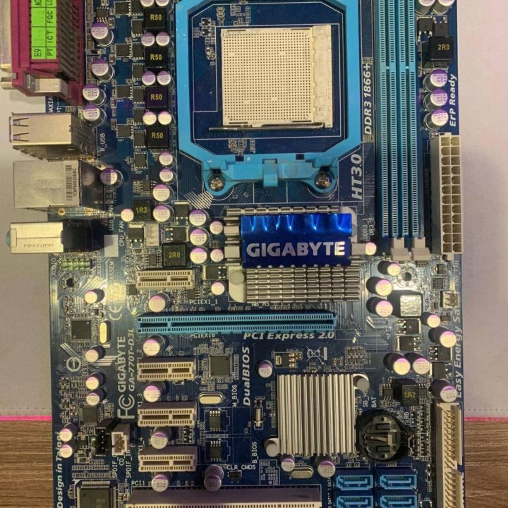 Материнская плата gigabyte GA-770T-D3L Не рабочая