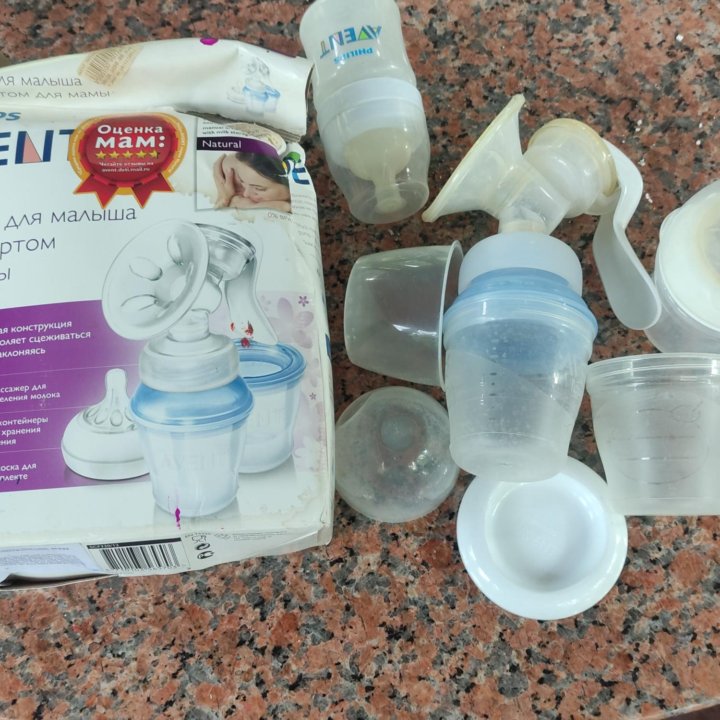 Молокоотсос ручной philips avent