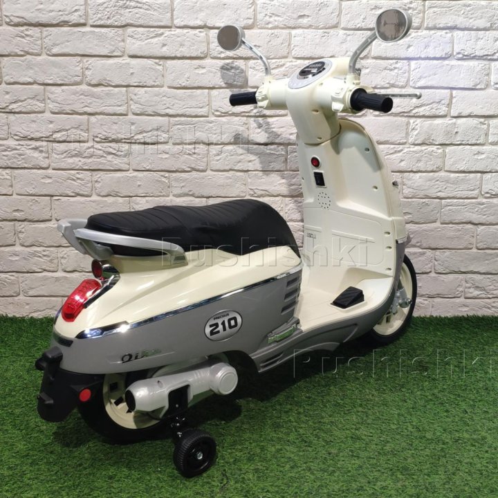 Детский электромотоцикл Vespa Z222ZZ gray