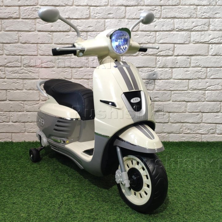 Детский электромотоцикл Vespa Z222ZZ gray