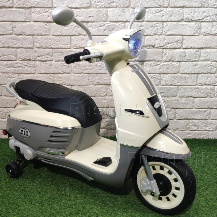 Детский электромотоцикл Vespa Z222ZZ gray