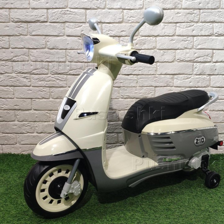 Детский электромотоцикл Vespa Z222ZZ gray