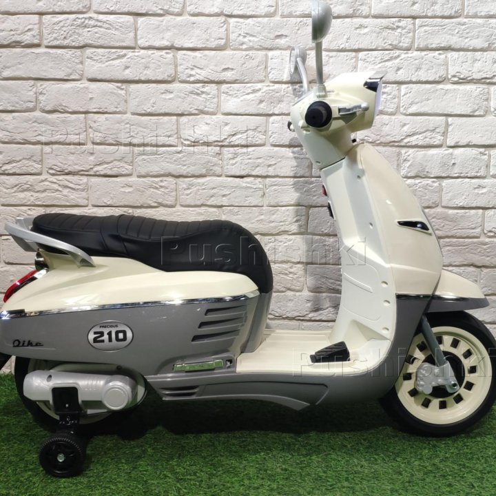 Детский электромотоцикл Vespa Z222ZZ gray