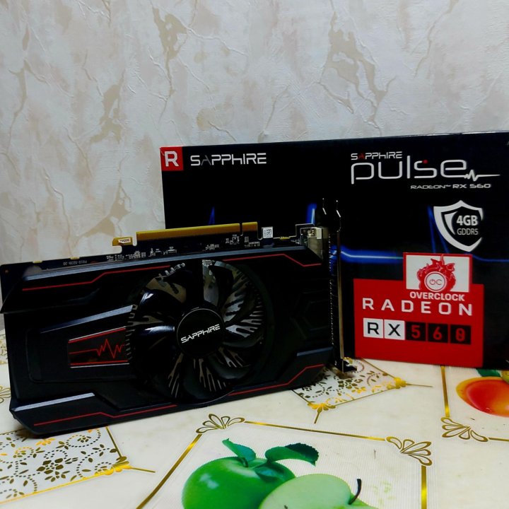 Видеокарта RX 560 4 GB Sapphire pulse