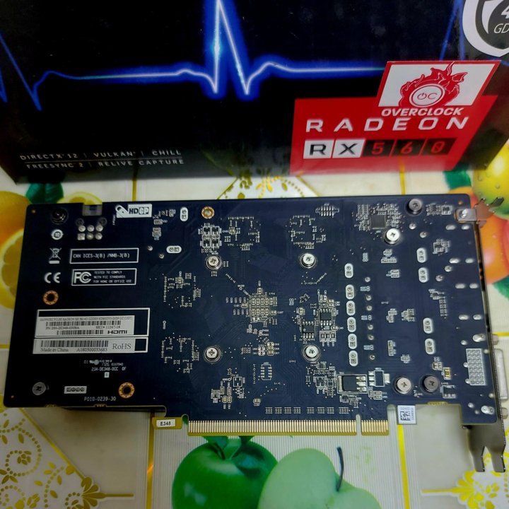 Видеокарта RX 560 4 GB Sapphire pulse