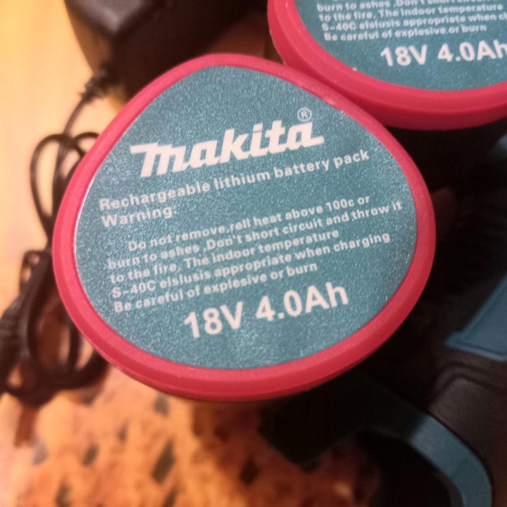 Шуруповерт makita 18v Новый набор бит и головок