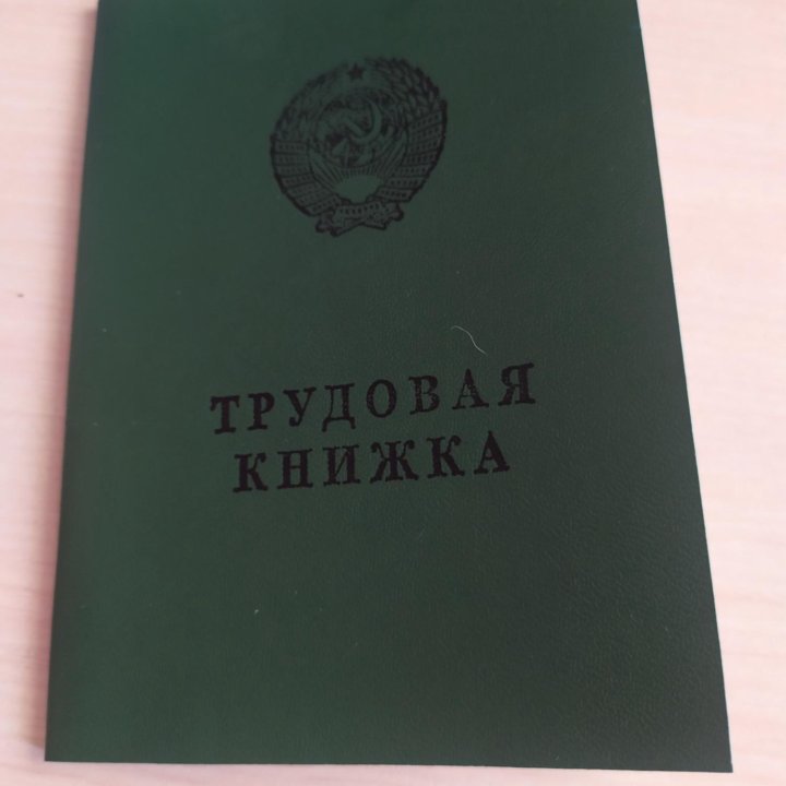 Новая трудовая книжка ссср серия АТ-IX