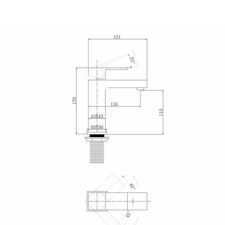 Смеситель Abber Daheim AF8210B