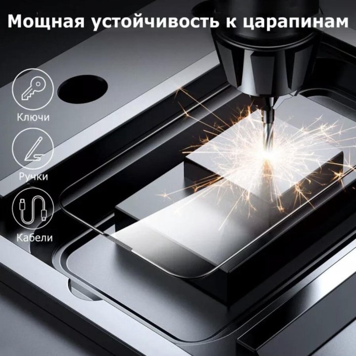 Защитное стекло на iPhone 14 Pro Max