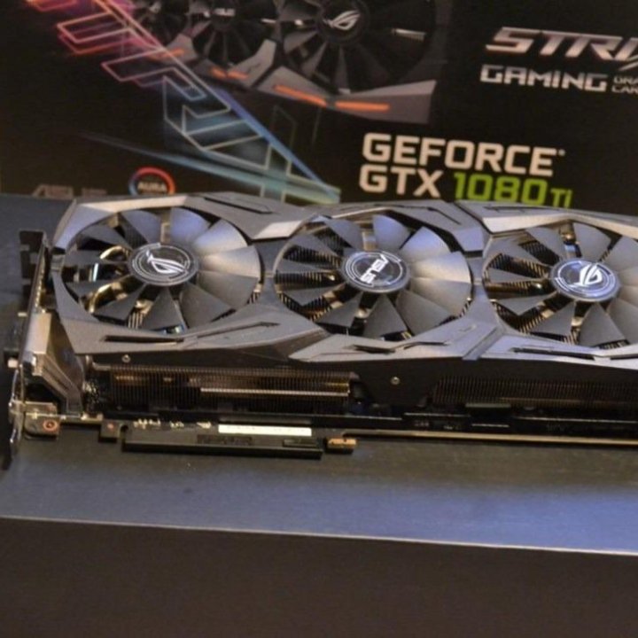 Видеокарта asus strix gaming gtx1080ti 11gb