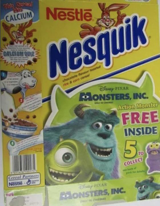 Nestle Корпорация монстров Randall 2002 Pixar